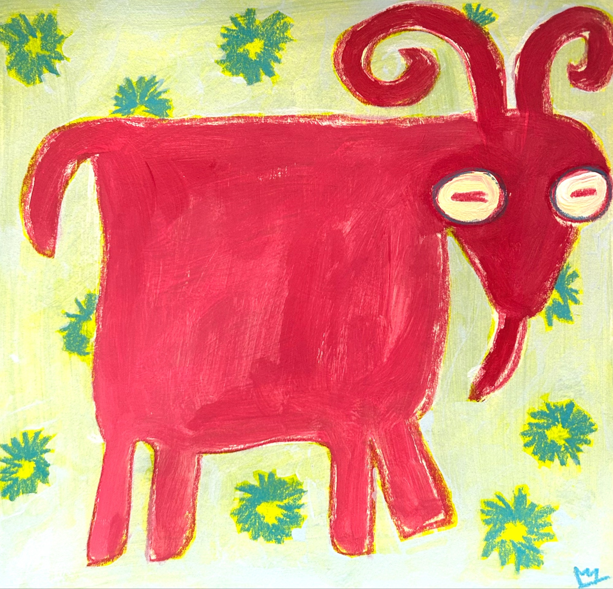 Gerald, an original painting by Mel Ryan King.