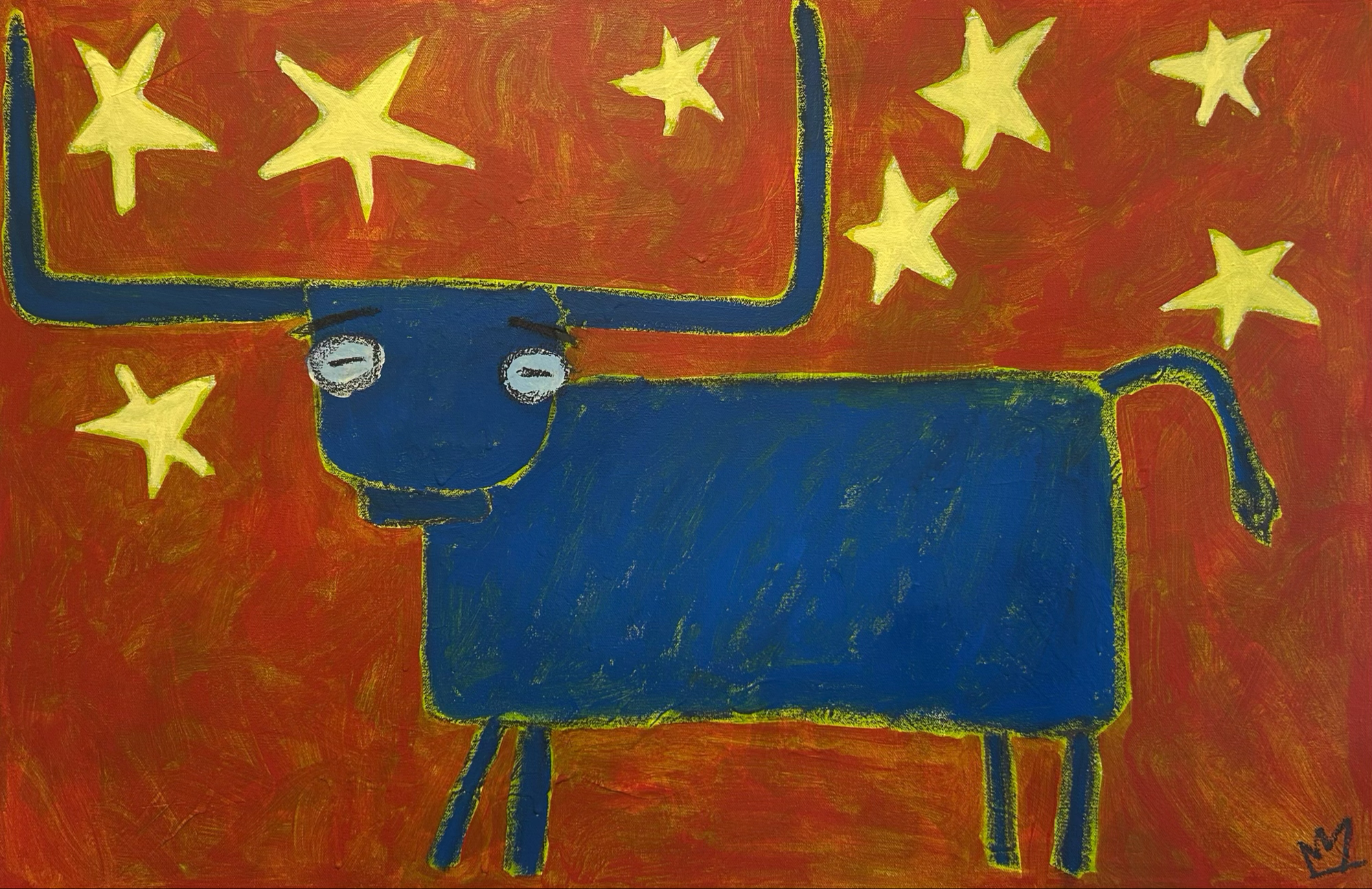 Lawrence, an original painting by Mel Ryan King.